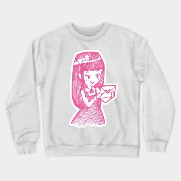 Lolita Penpals Crewneck Sweatshirt by Kittykaya